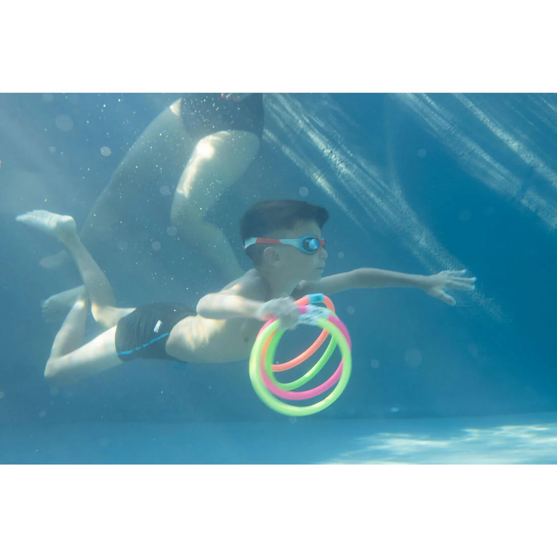 4 Aros natación con lastre Multicolores - Image 10