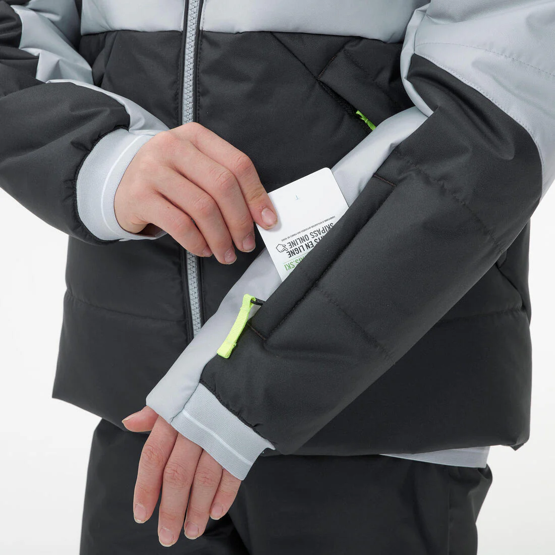 Abrigo de esquí y nieve impermeable Niños Wedze Ski-P JKT180 - Image 5