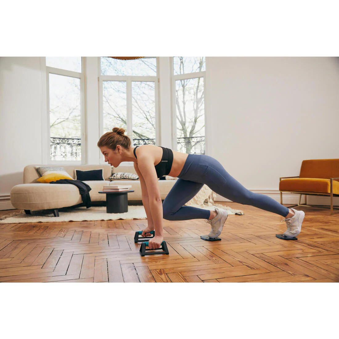 Agarraderas Flexiones Musculación Push Up & Slide 4 En 1 - Image 9