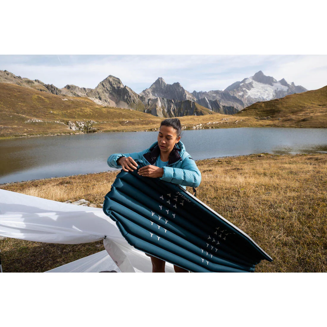 Aislante autoinflable para trekking 195x60 cm. Forclaz MT500 Air XL - Image 8