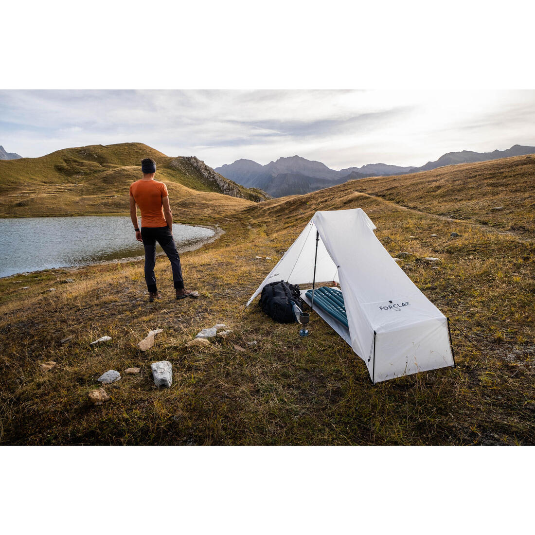 Aislante autoinflable para trekking 195x60 cm. Forclaz MT500 Air XL - Image 9
