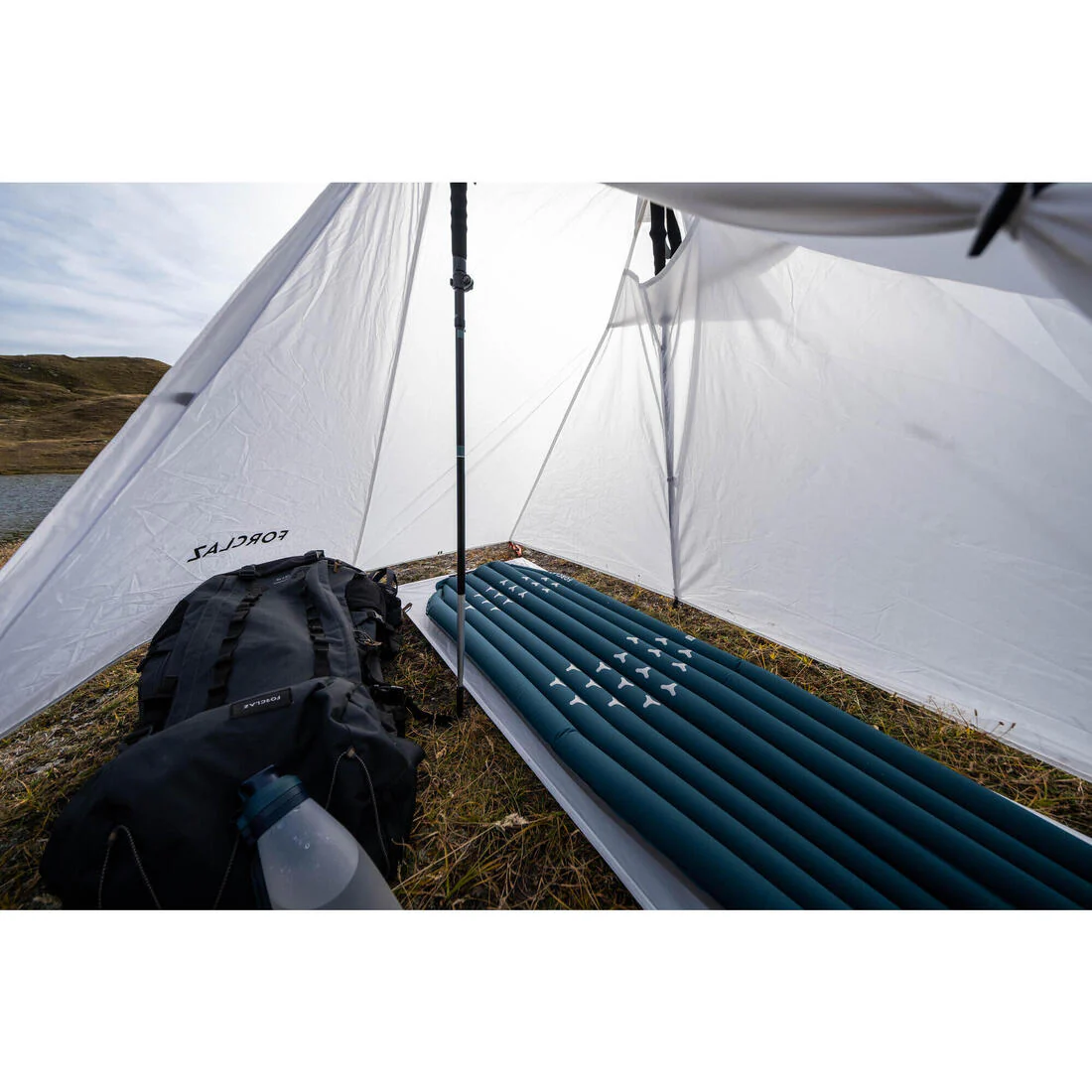 Aislante hinchable para trekking 180x52 cm. Forclaz MT500 Air L - Image 8