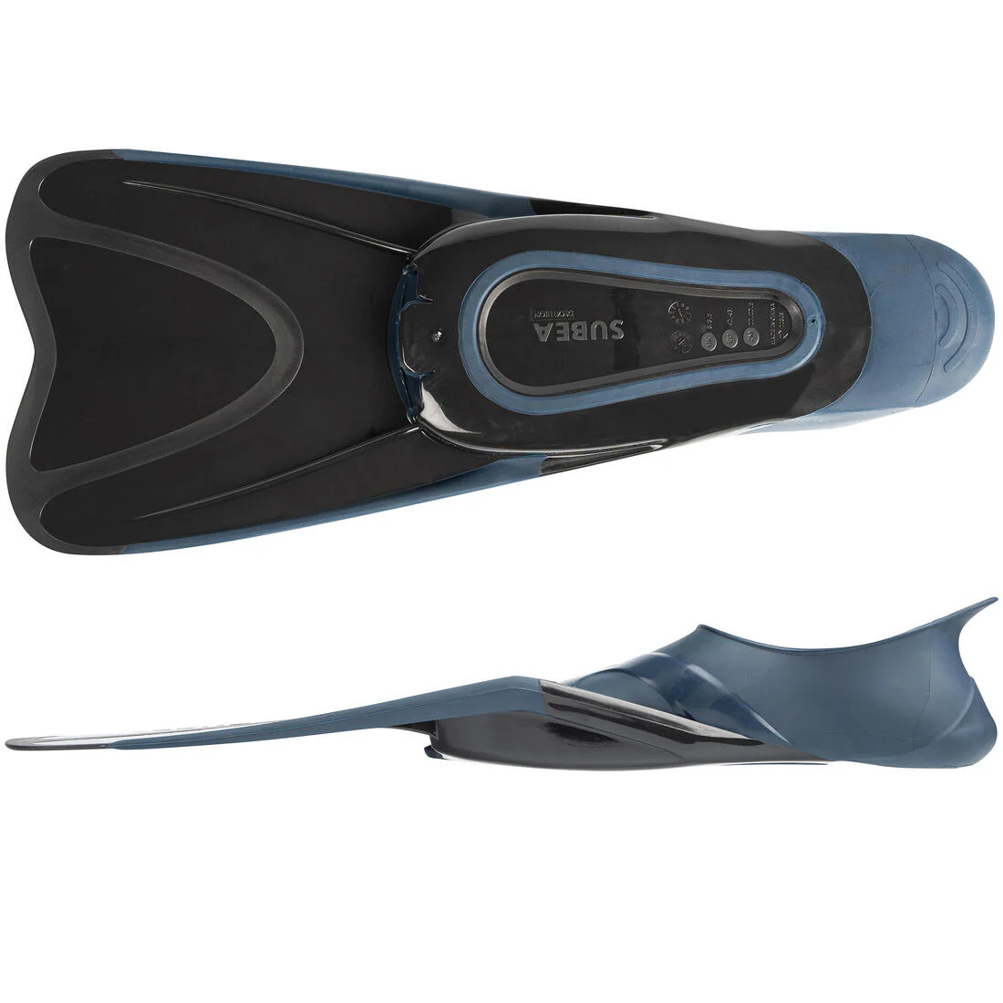 Aletas Cortas Submarinismo/Snorkel FF 100 Adulto Negro - Image 3