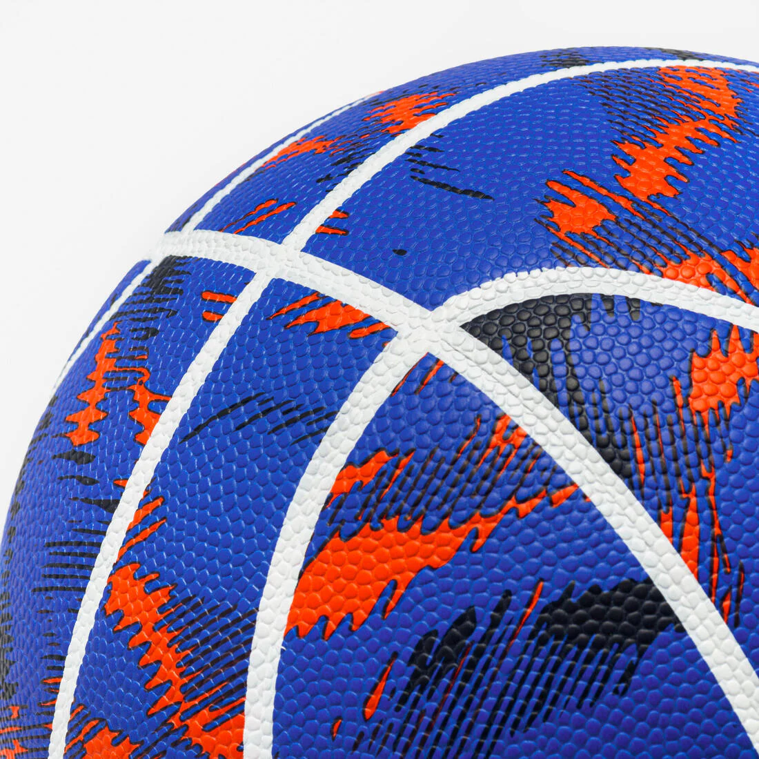 Balón de Baloncesto Tarmak K500 Aniball Niños Iniciación Rojo Azul - Image 4
