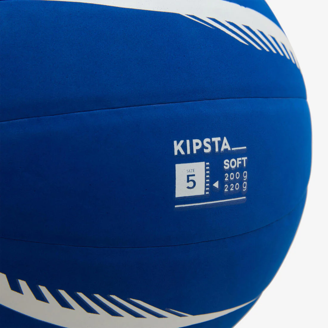 Balón de voleibol - VB500 SOFT 200/220 g azul y blanco - Image 4