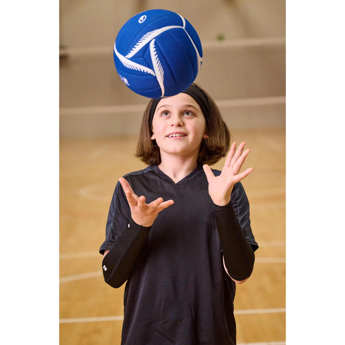 Balón de voleibol - VB500 SOFT 200/220 g azul y blanco - Image 8