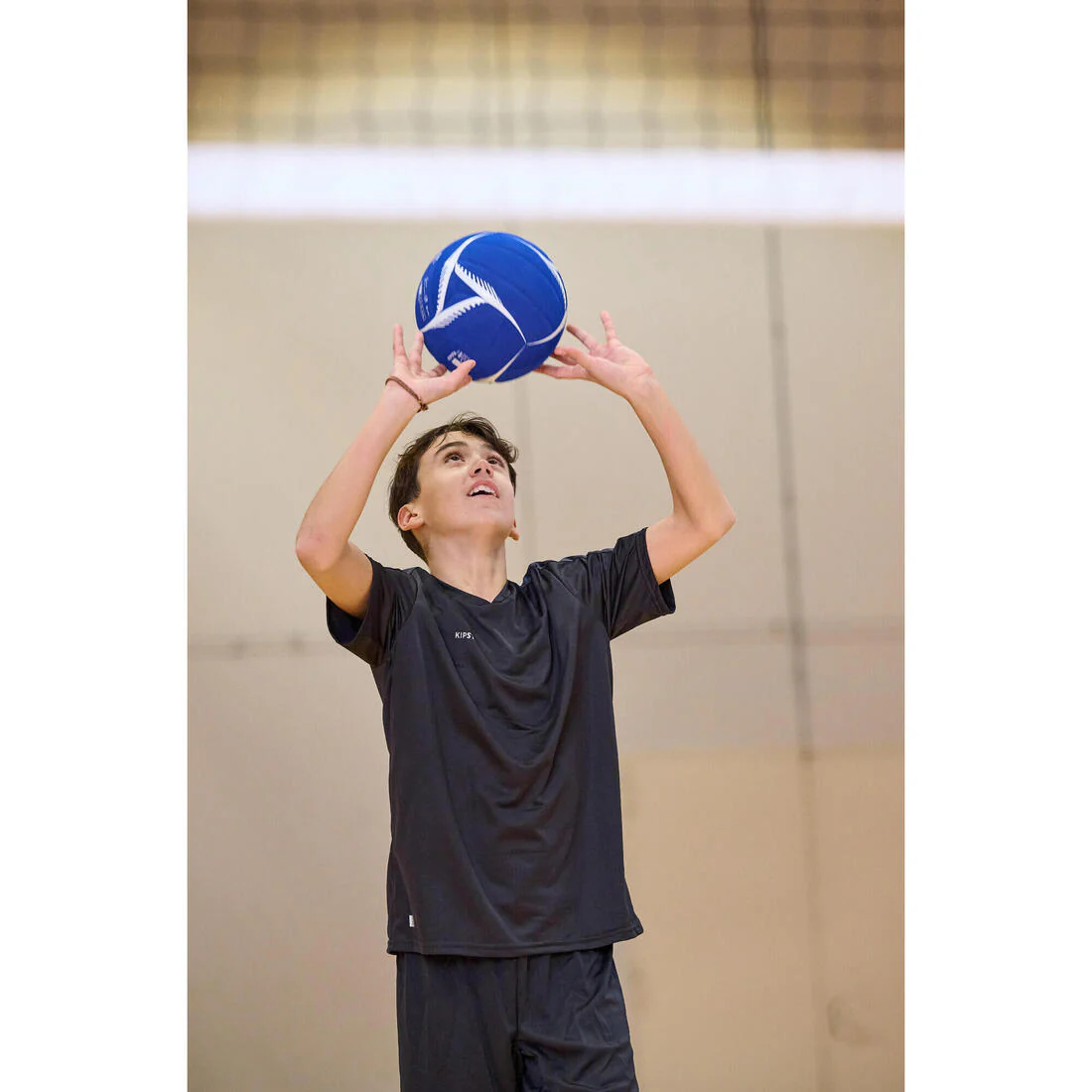 Balón de voleibol - VB500 SOFT 200/220 g azul y blanco - Image 9