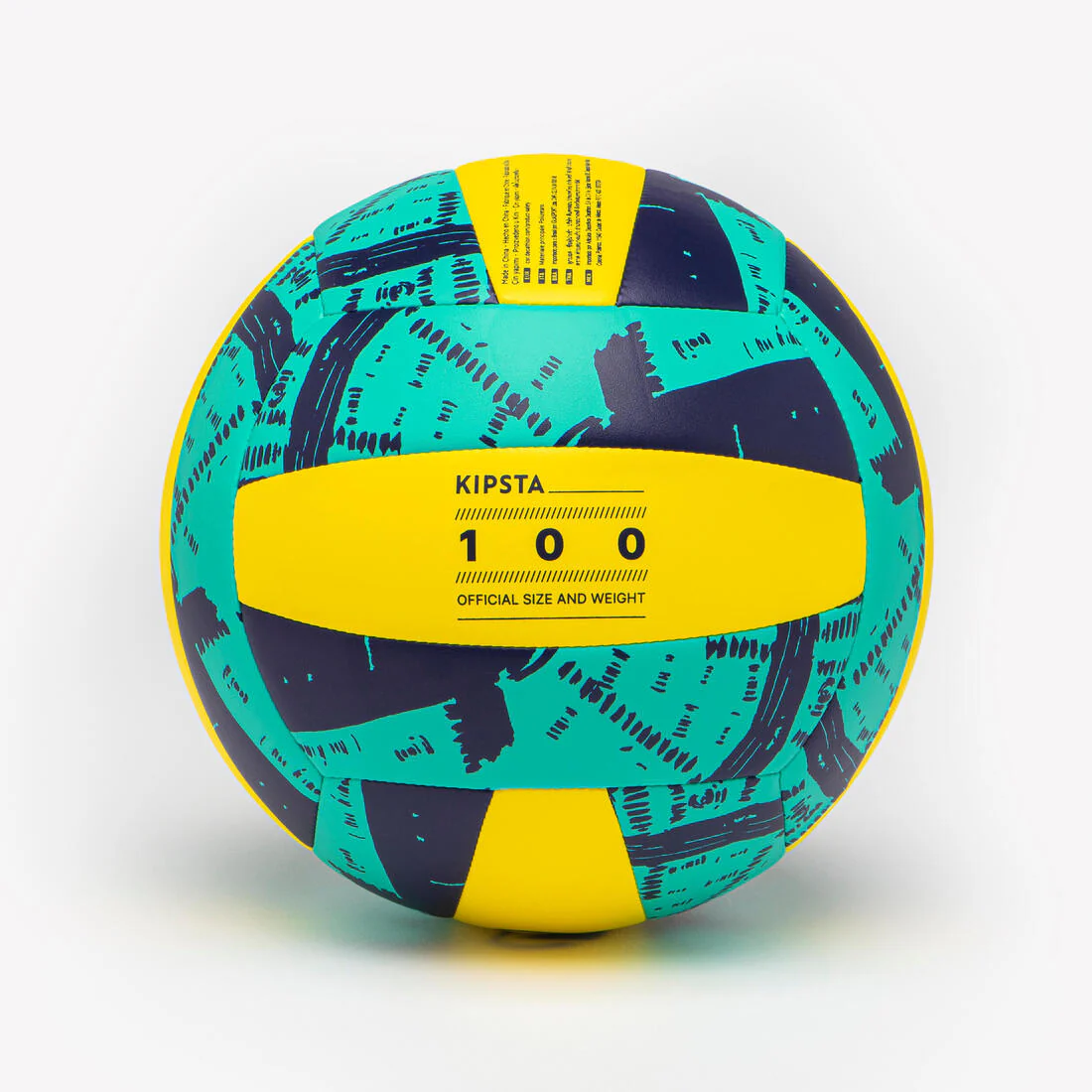 Balón de vóley, VB100 azul y amarillo - Image 5