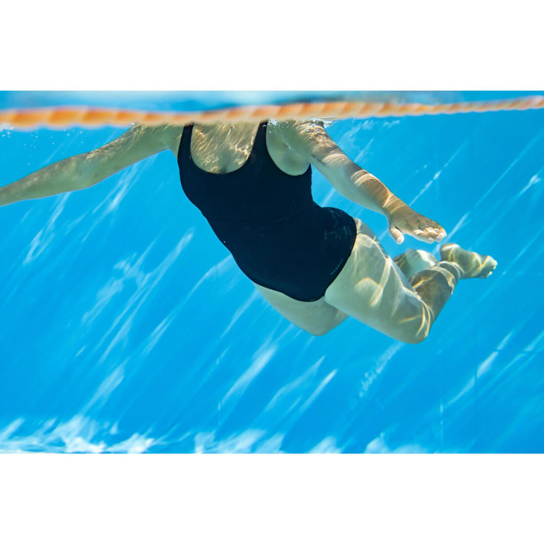 Bañador Mujer natación negro Heva U. Disponible talla grande. - Image 8