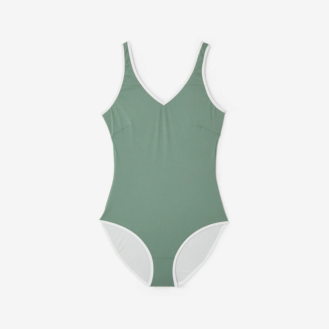 Bañador Natación Virginia Mujer Verde Salvia Brillantina Lurex - Image 8