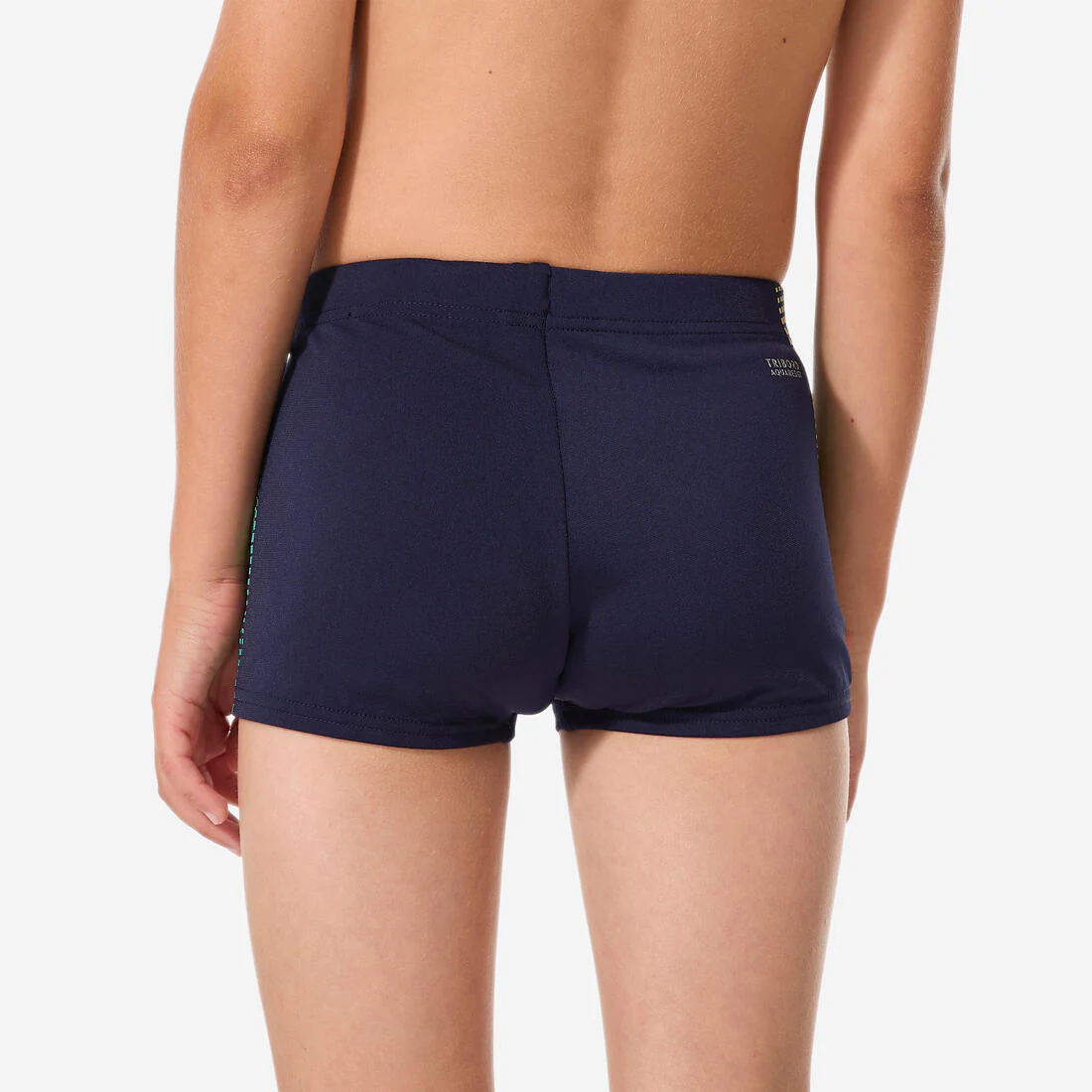 Bañador Niño Adolescente Bóxer Natación Fiti Azul Amarillo - Image 4