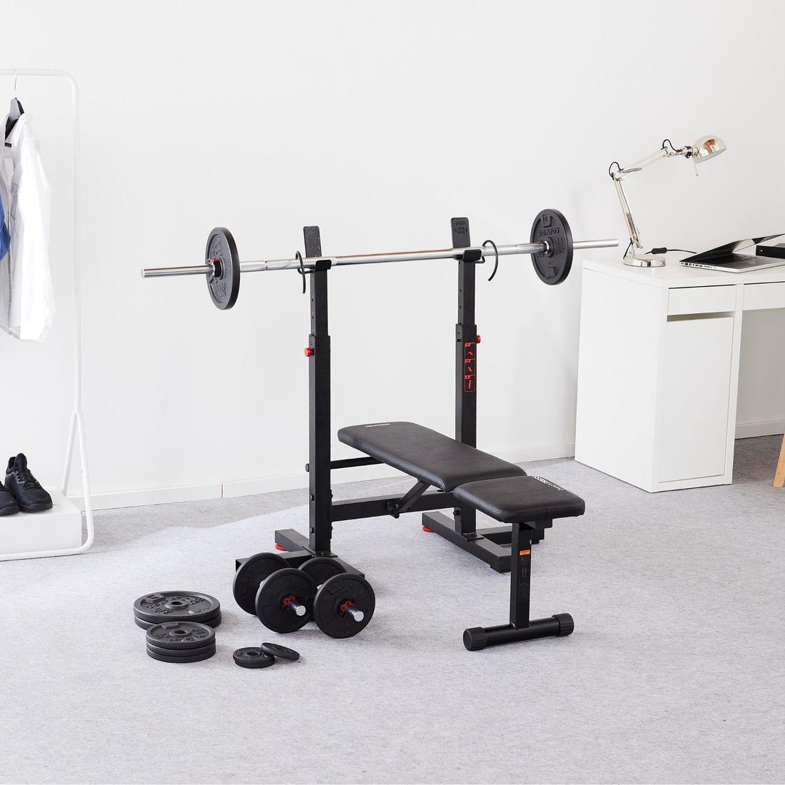 Banco musculación con rack plegable Corength - Image 5