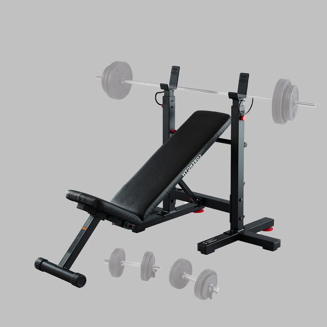 Banco musculación con rack plegable Corength - Image 7