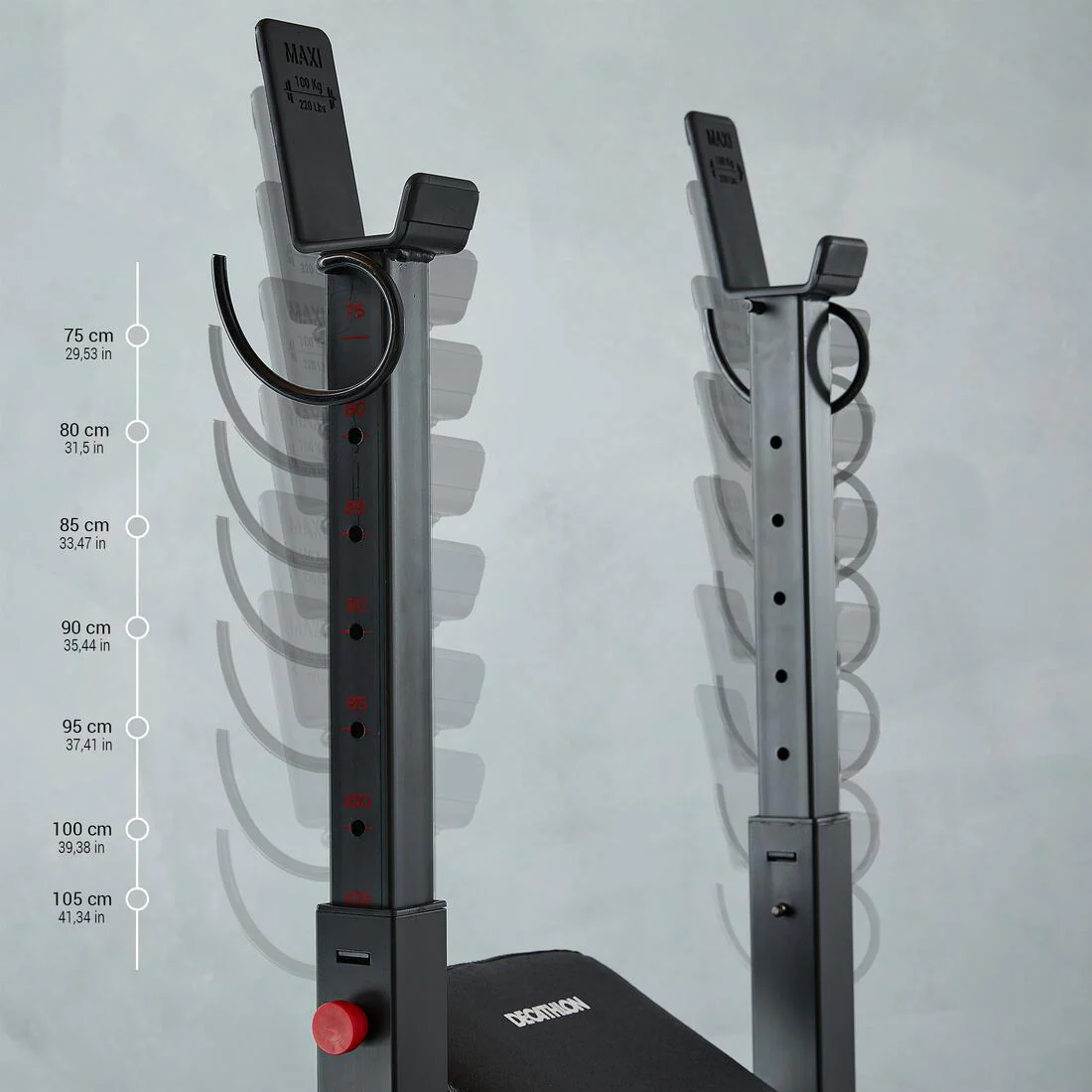 Banco musculación con rack plegable Corength - Image 9