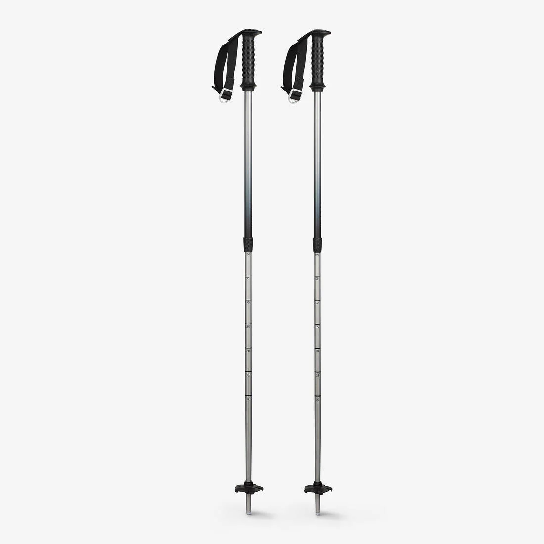 Bastones esquí ajustables correas muñeca desmontables niño 500 Safety Negro - Image 2