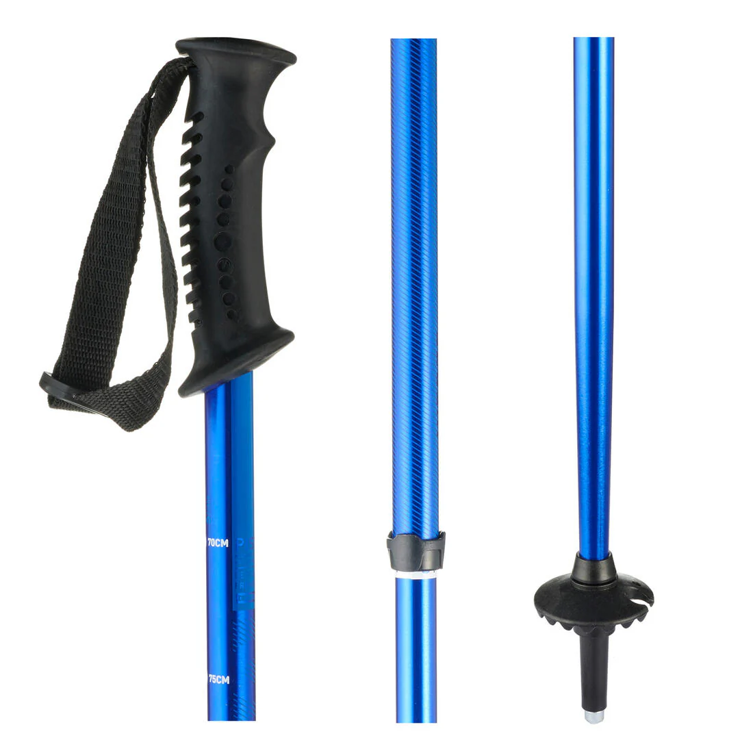 Bastones Esquí Niños Wedze PUSH PIN Regulables Azul - Image 2