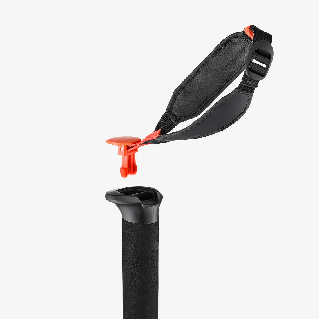 Bastones esquí travesía y freeride telescópicos, SIMOND VARIO 2 Safety naranja - Image 5