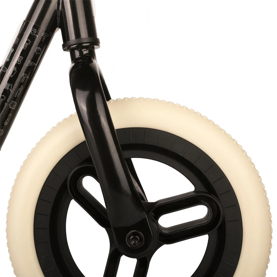 Bici Runride 500 Niños Negro sin Pedales 10 Pulgadas 2-4 Años - Image 6