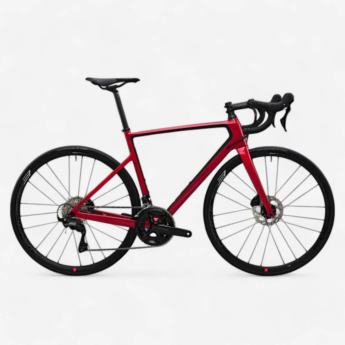 Bicicleta Carretera EDR CF Rojo Shimano 105 12 Velocidades