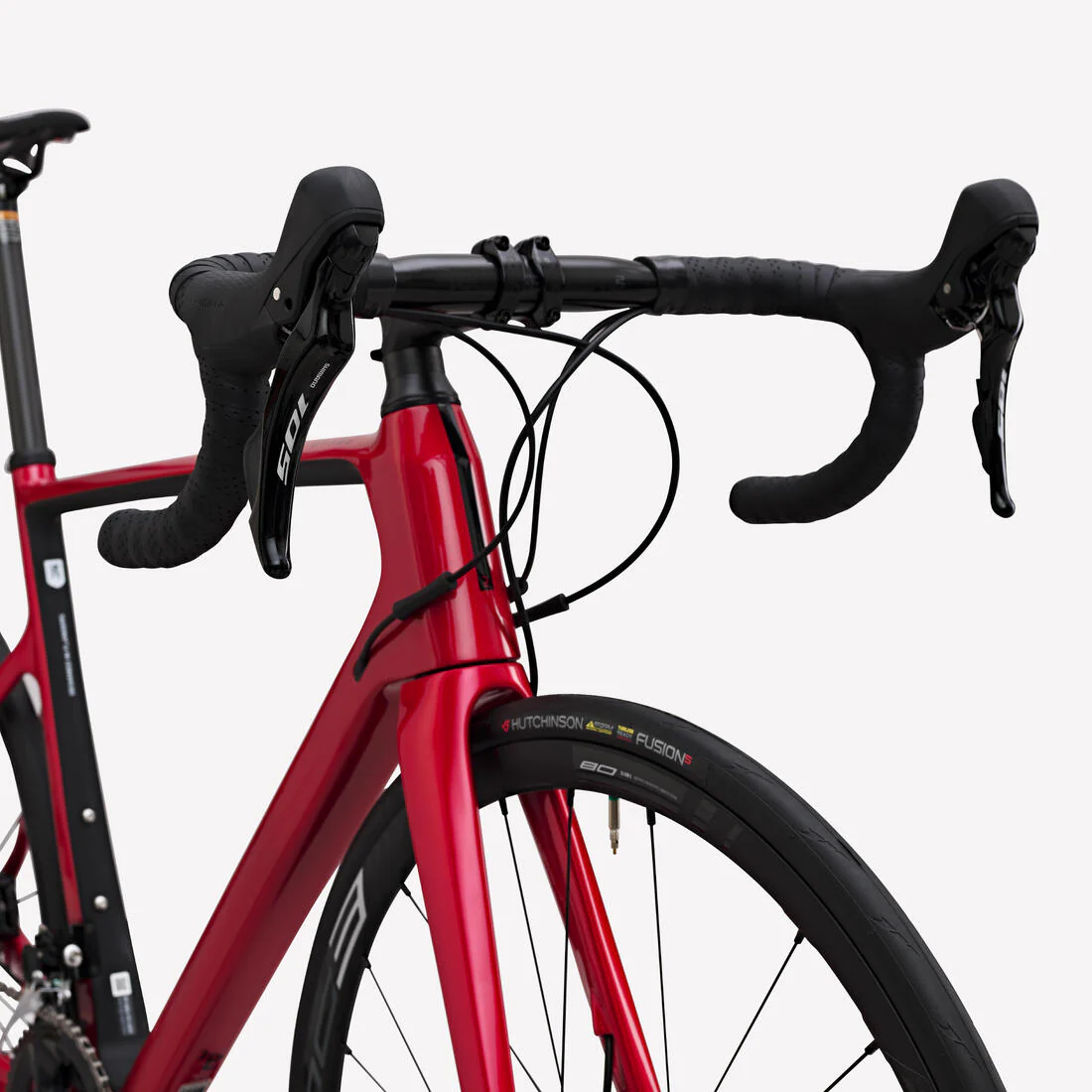 Bicicleta Carretera EDR CF Rojo Shimano 105 12 Velocidades - Image 5