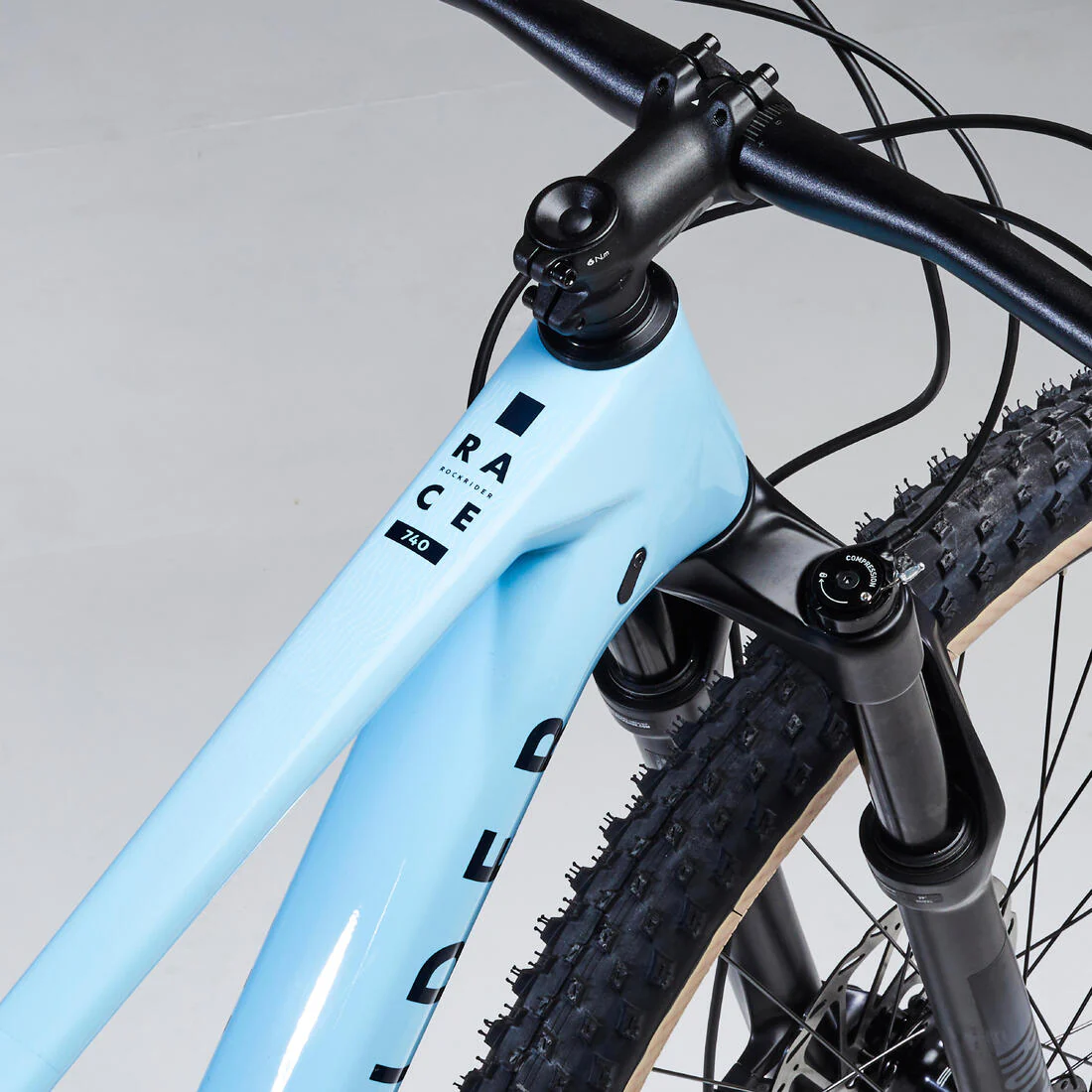 Bicicleta de montaña 29" carbono Rockrider Race 740 azul NX/GX Eagle - Image 6