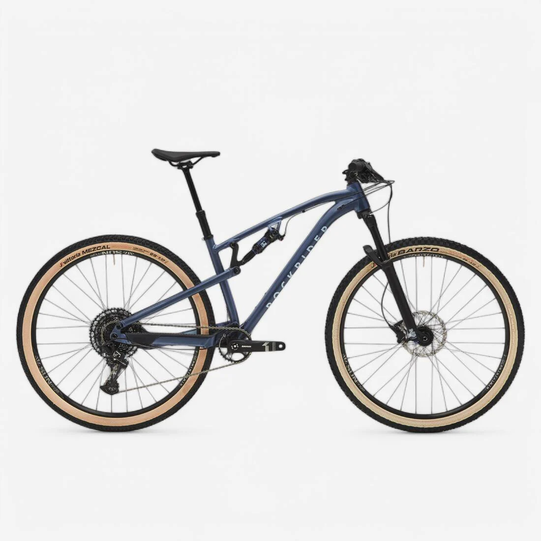 Bicicleta de montaña doble suspensión aluminio XC Race 700 S Azul
