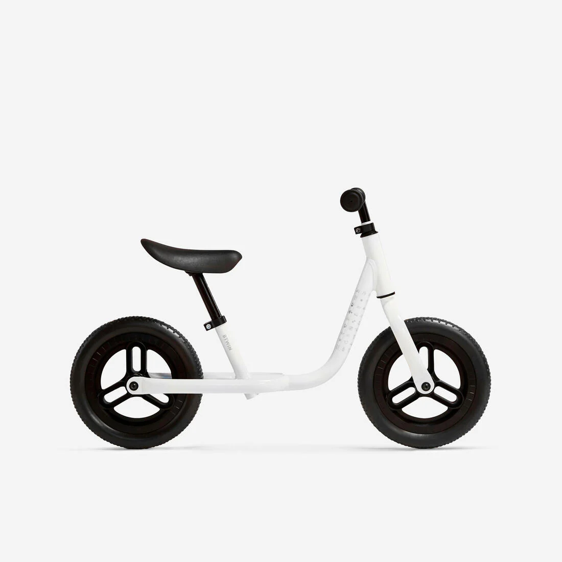 Bicicleta sin pedales niños 10 pulgadas Runride 100 blanco
