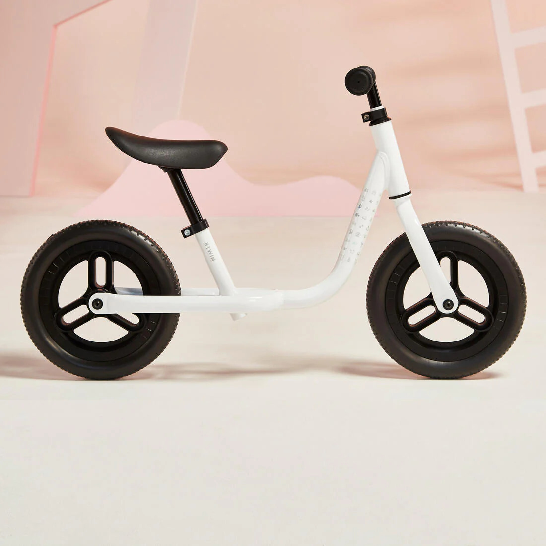 Bicicleta sin pedales niños 10 pulgadas Runride 100 blanco - Image 8