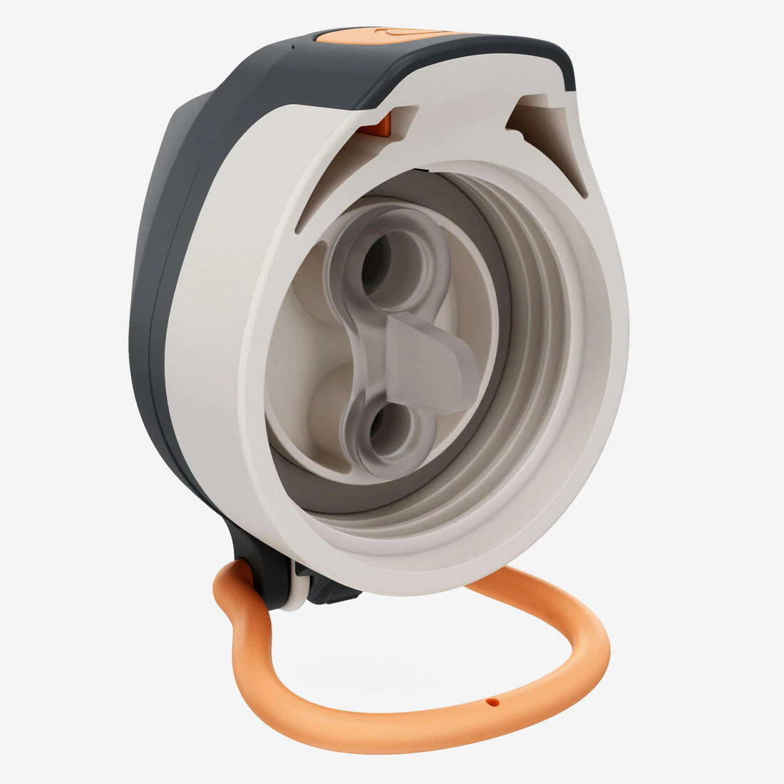 Bidón 500 niños 0,6L aluminio con tapón instantáneo para senderismo - beige - Image 6