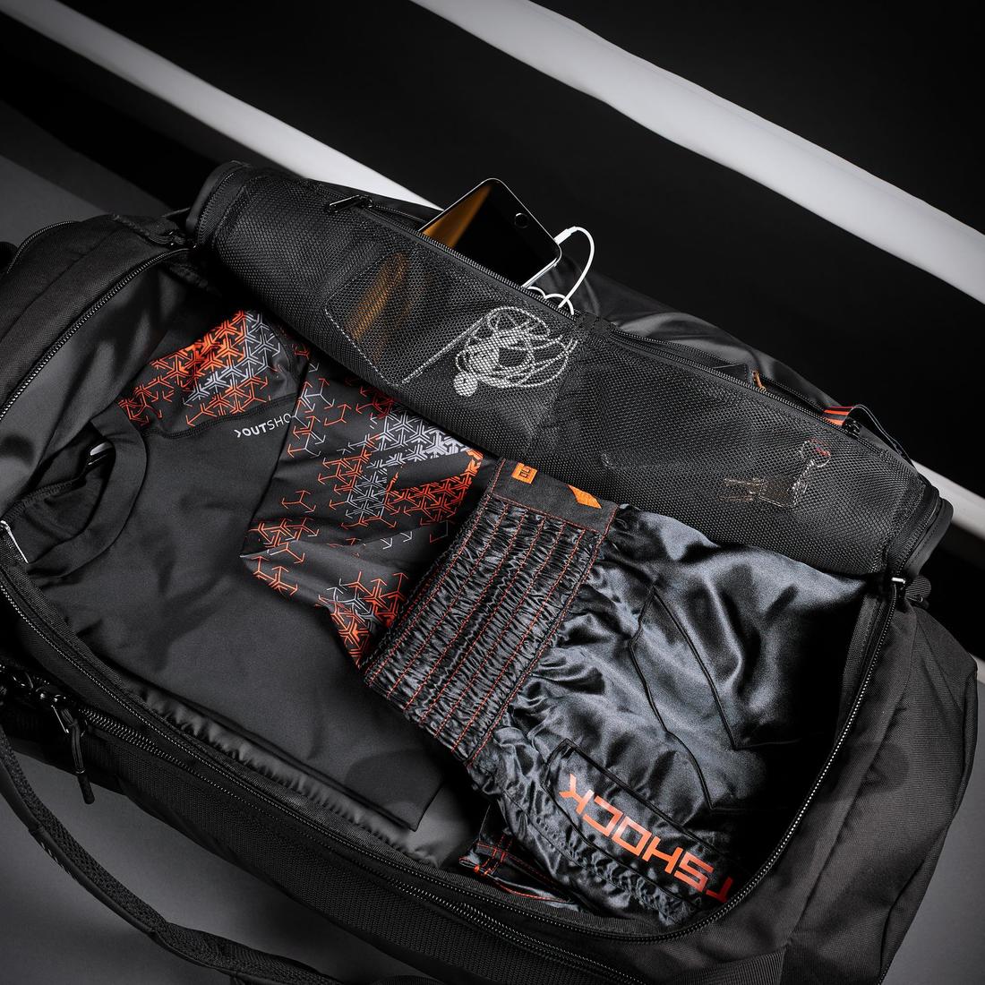 Bolsa/mochila para deportes de combate 900 60 L negra - Image 6