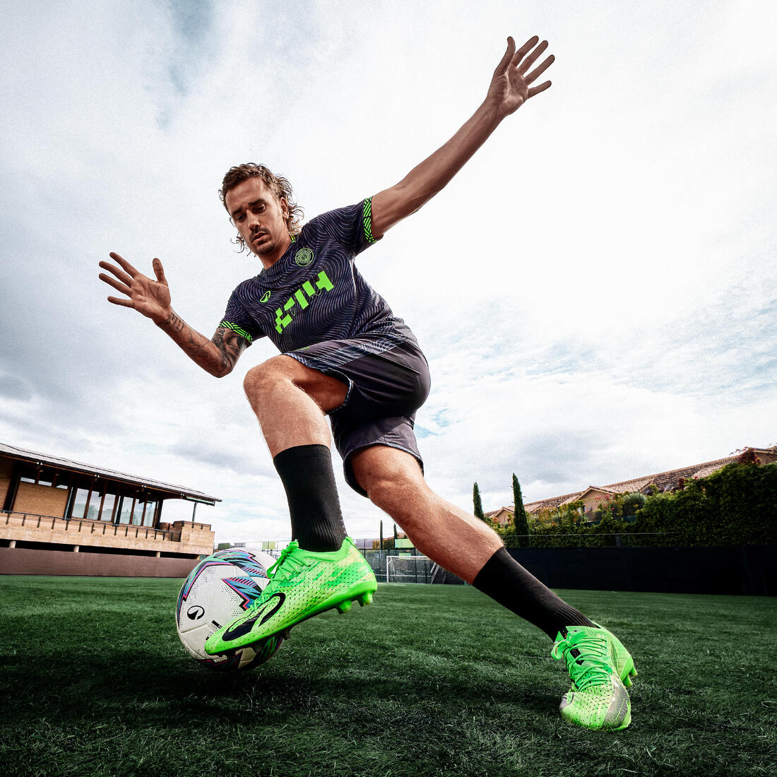 Botas de fútbol adulto CLR 7 Elite FG Green Storm - Image 3