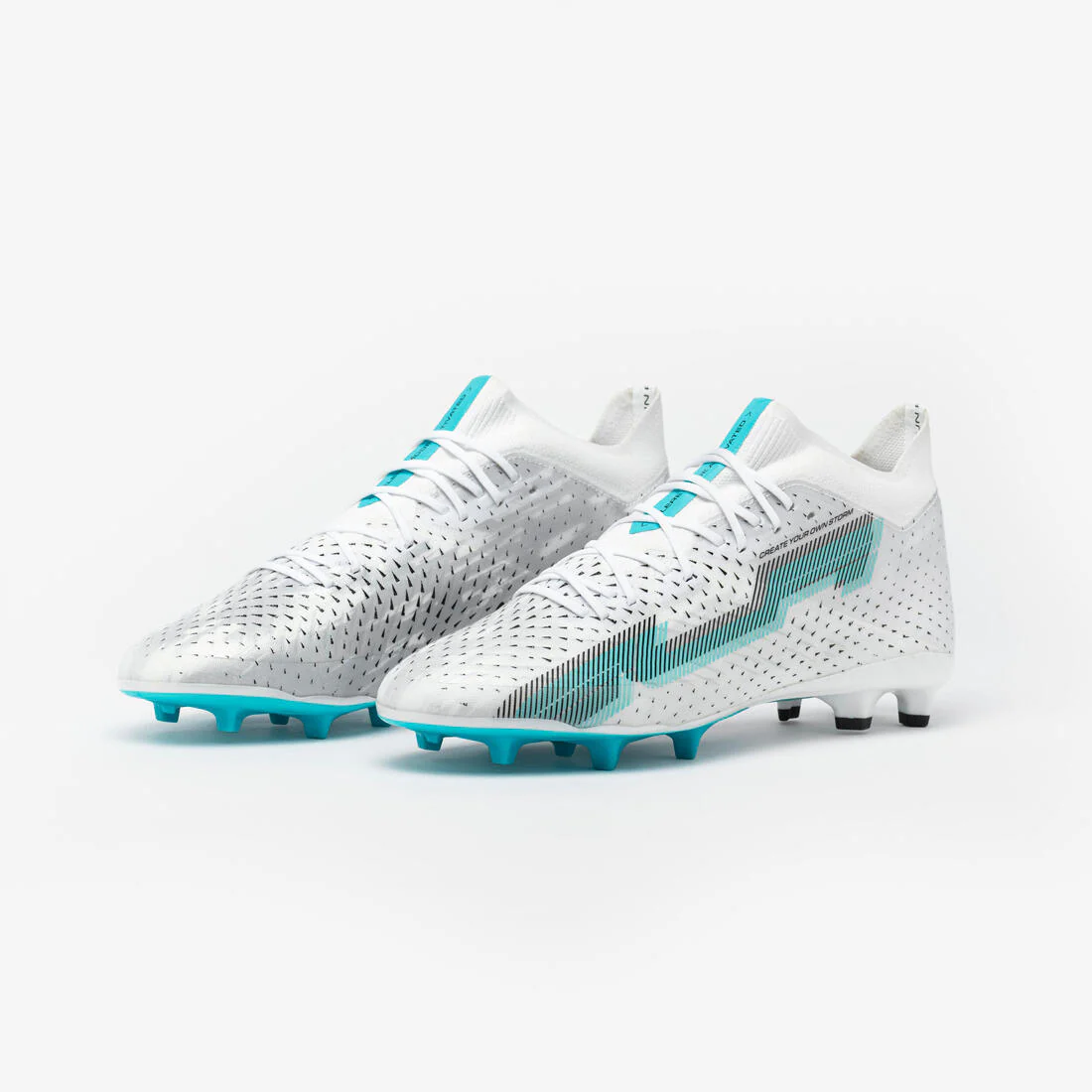 Botas de fútbol CLR.ELITE SILVER STORM FG adulto blanco - Image 2