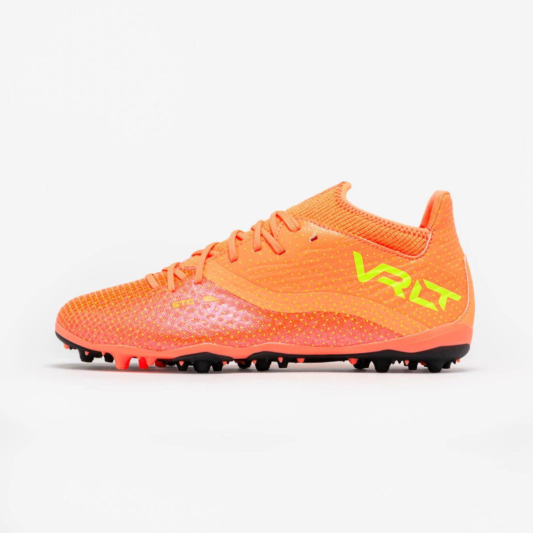Botas de fútbol niños con cordones VIRALTO III MG/AG Coral