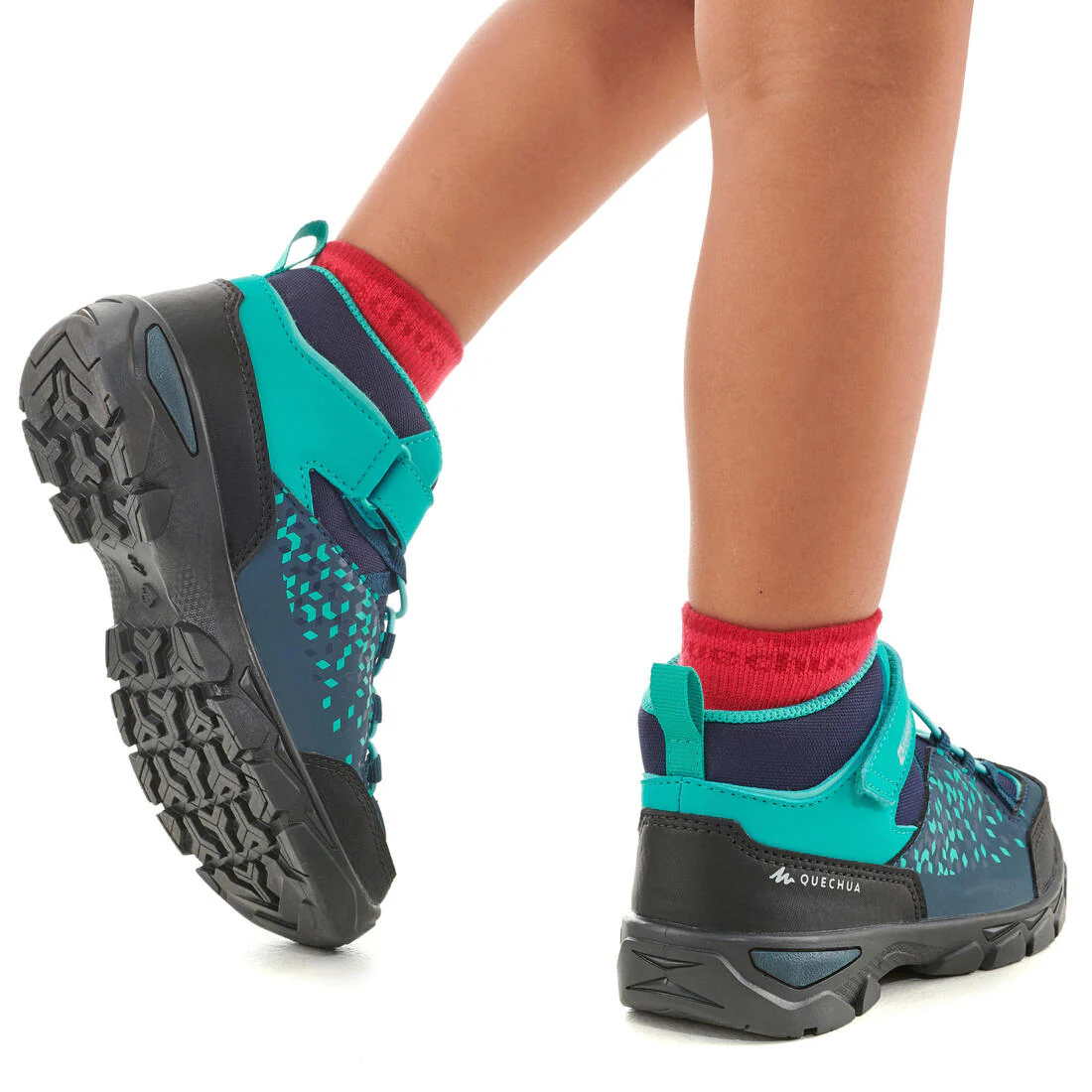 Botas de montaña y trekking impermeables velcro Niños 28 a 34 Quechua MH120 Mid - Image 5