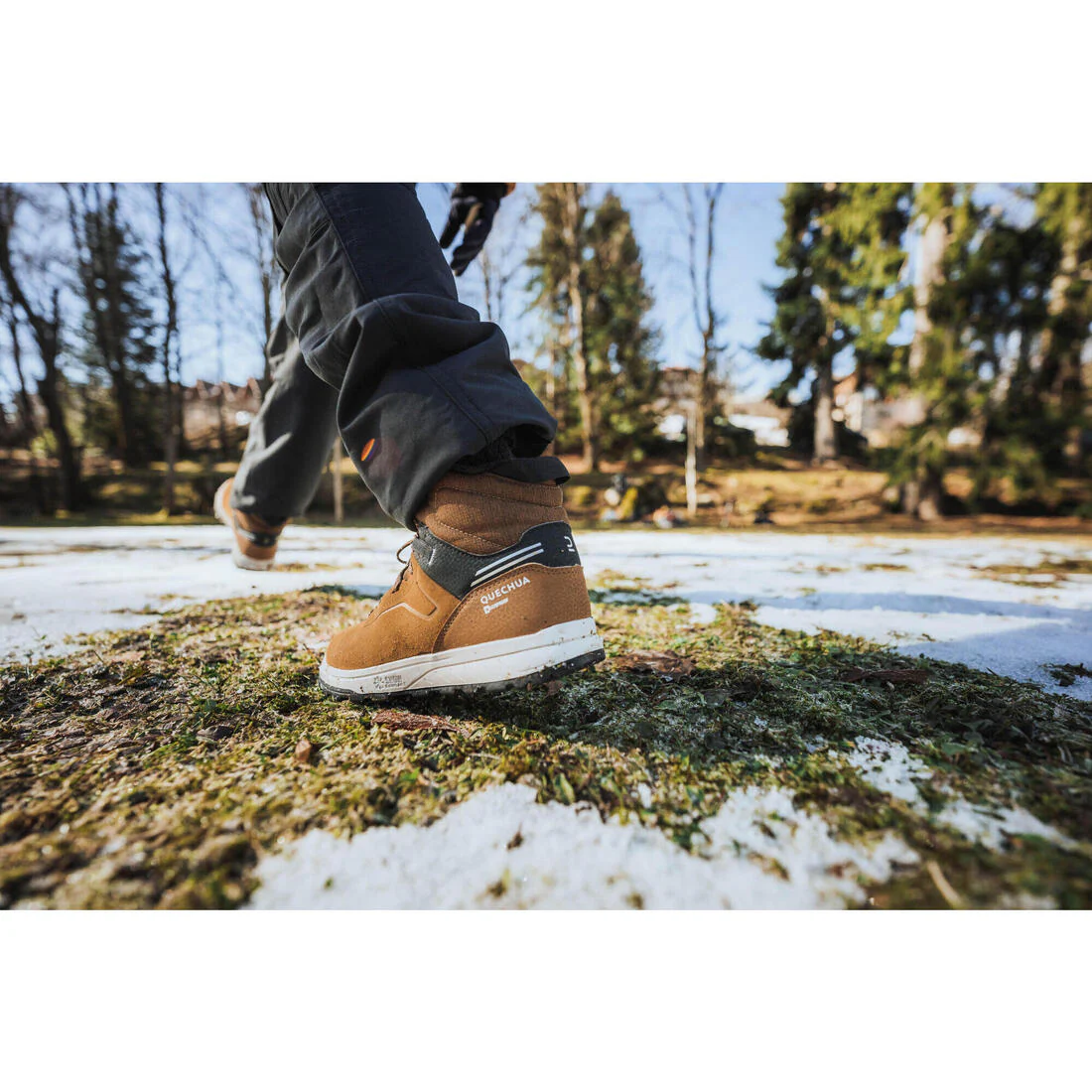 Botas de nieve y apreski de piel impermeables piel Niños 35-38 Quechua SH500 - Image 8