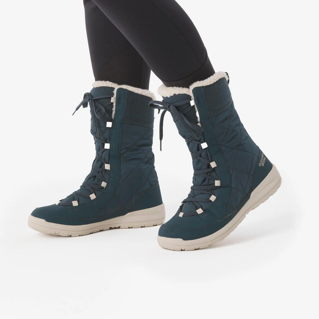 Botas de nieve y apreski impermeables cordones Mujer Quechua NH500 - Image 15