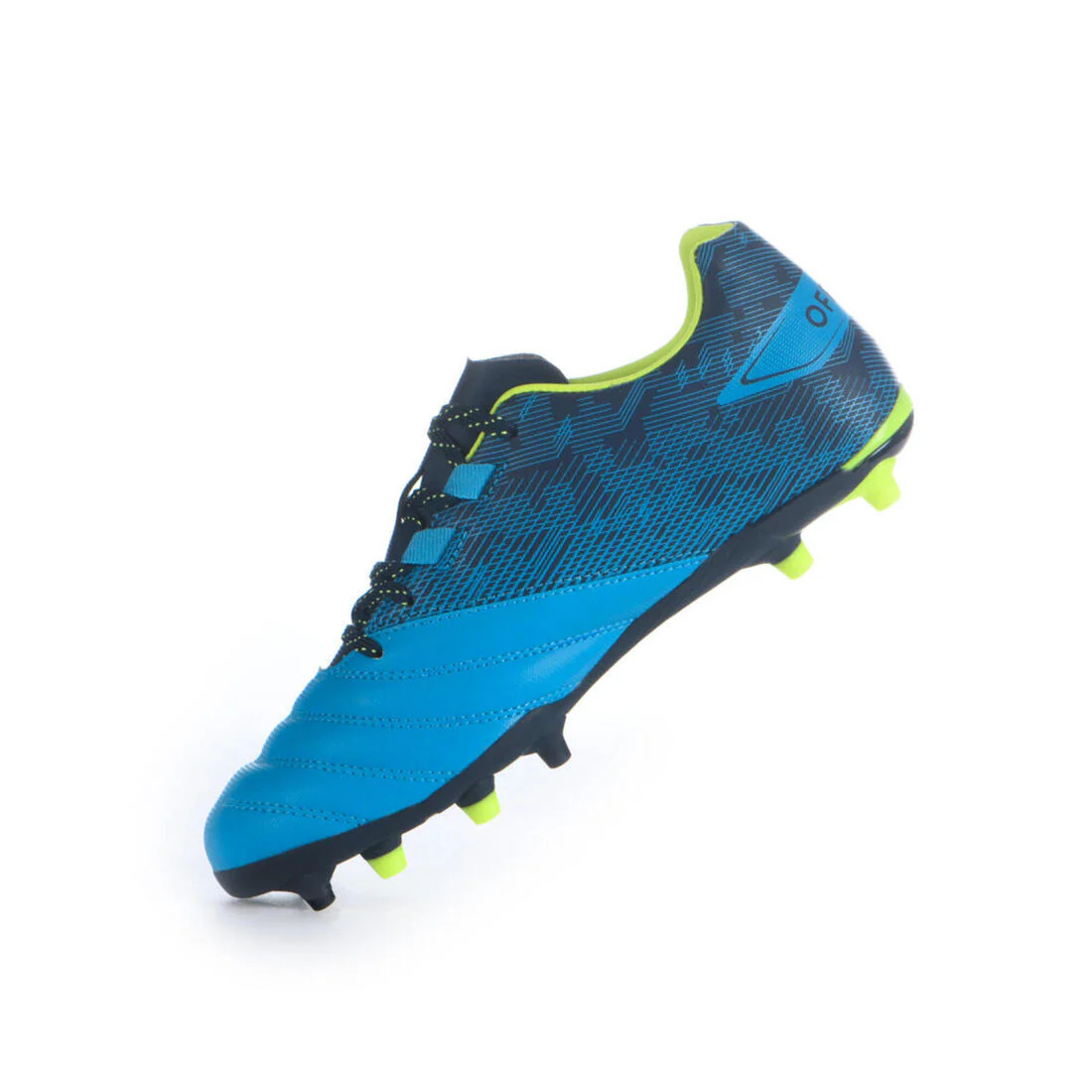 BOTAS RUGBY TACOS FIJOS TERRENOS SECOS R500 NIÑOS azul - Image 12