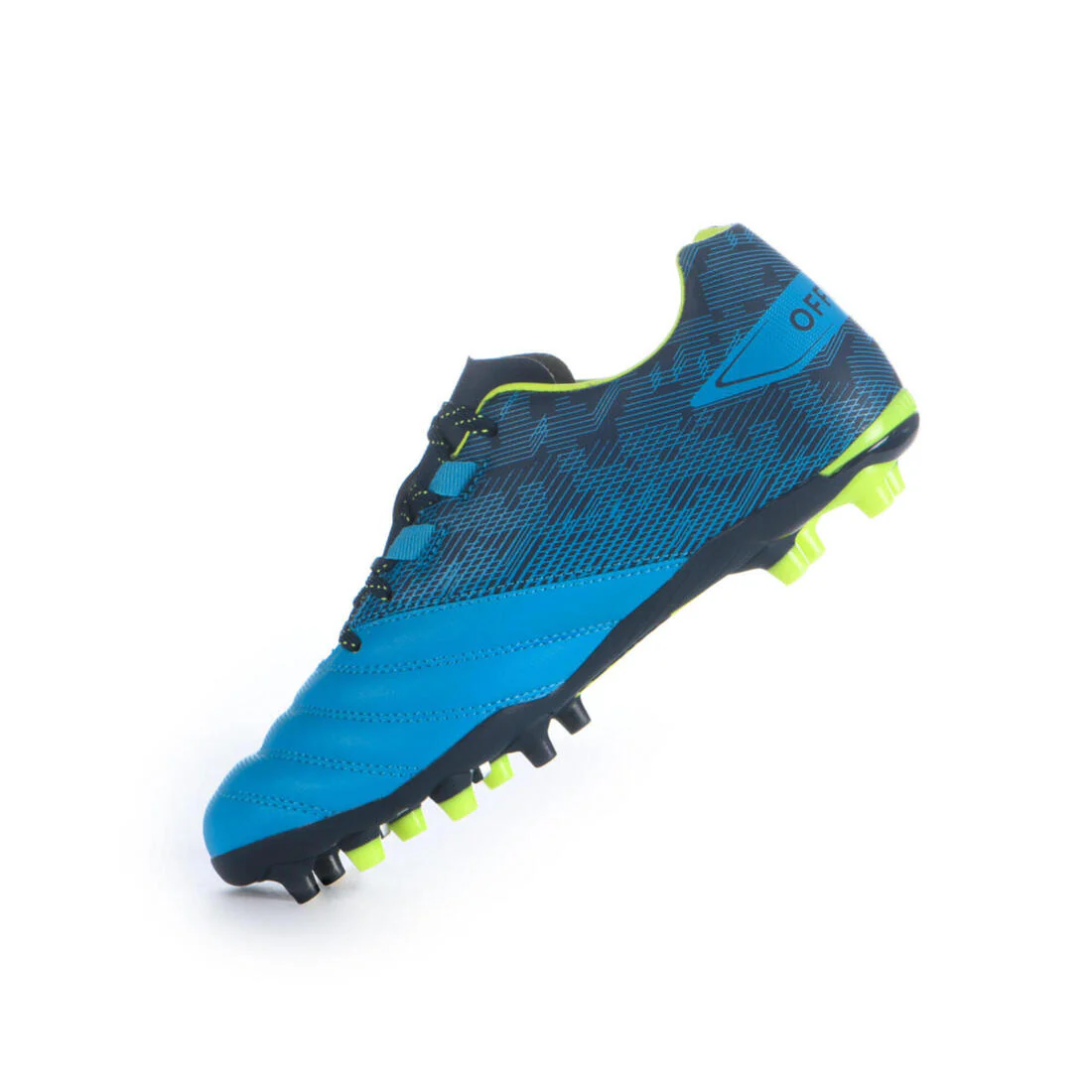 BOTAS RUGBY TACOS FIJOS TERRENOS SECOS R500 NIÑOS azul - Image 13