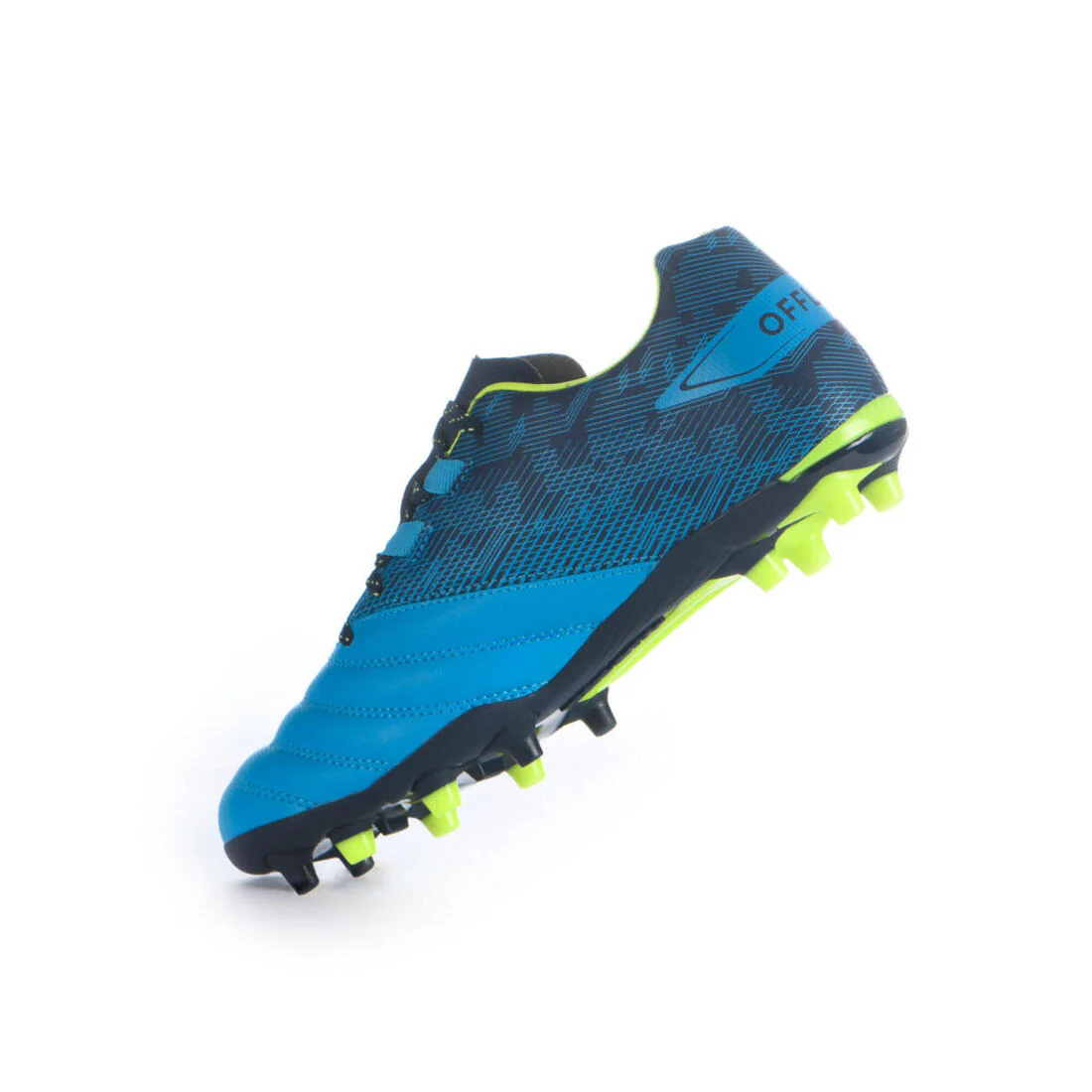 BOTAS RUGBY TACOS FIJOS TERRENOS SECOS R500 NIÑOS azul - Image 14