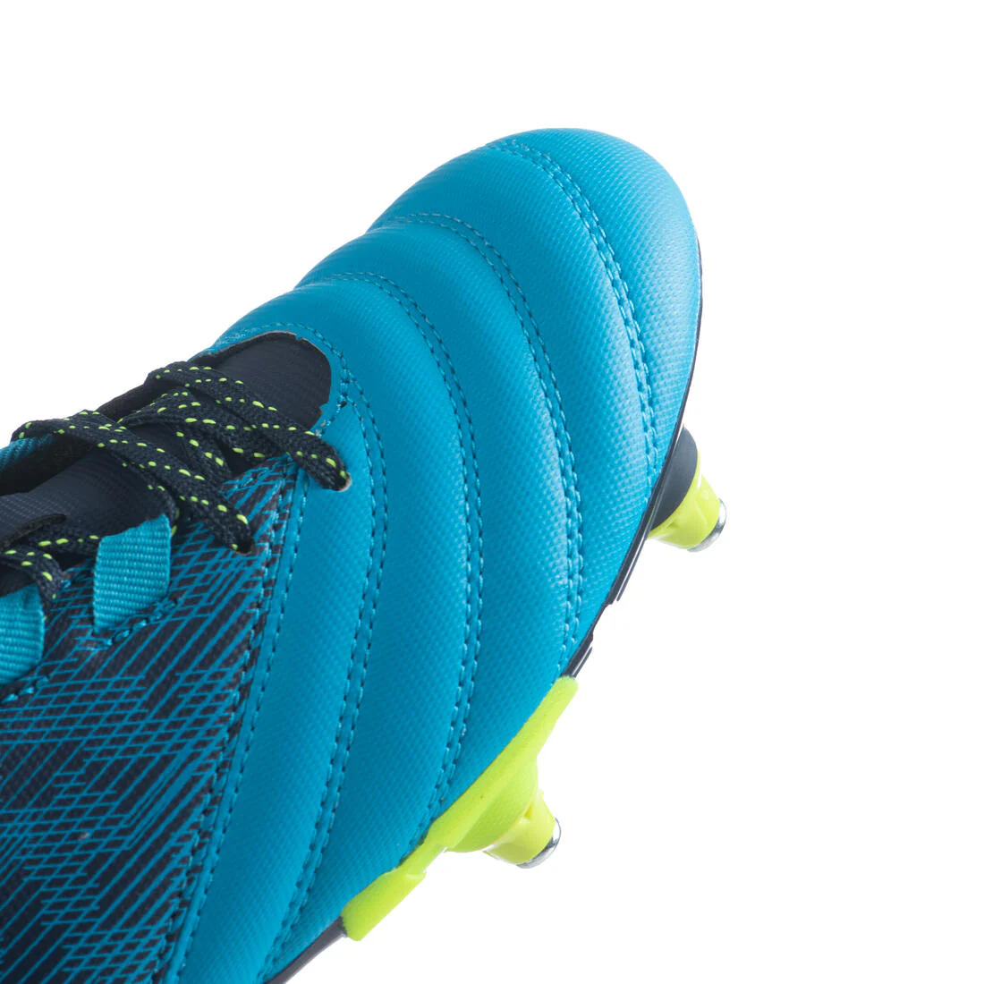 BOTAS RUGBY TACOS FIJOS TERRENOS SECOS R500 NIÑOS azul - Image 5