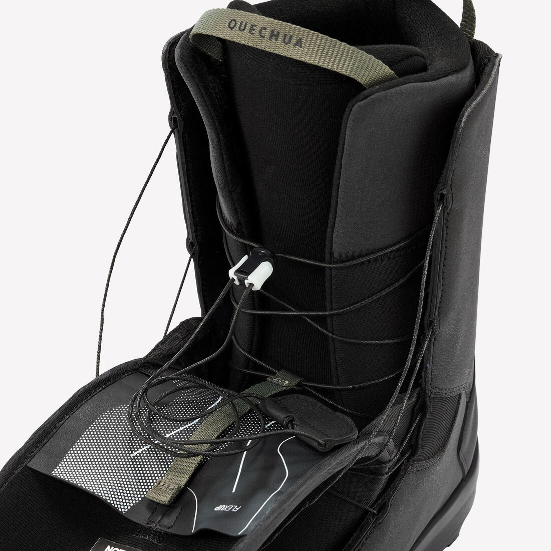 Botas snowboard allmountain hombre, SNB 500 Single dial negro - Image 8