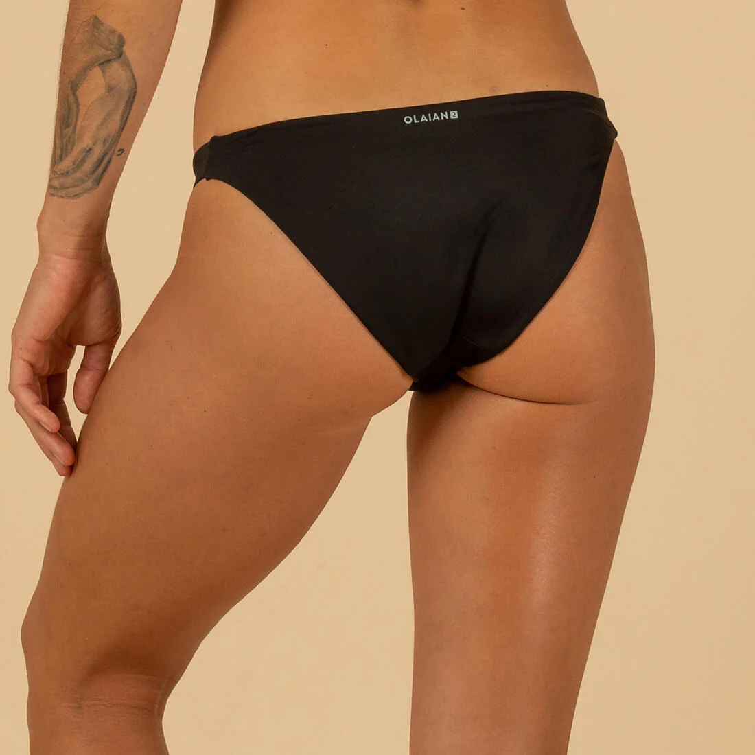 Braga bikini Mujer surf laterales elásticos negro - Image 2