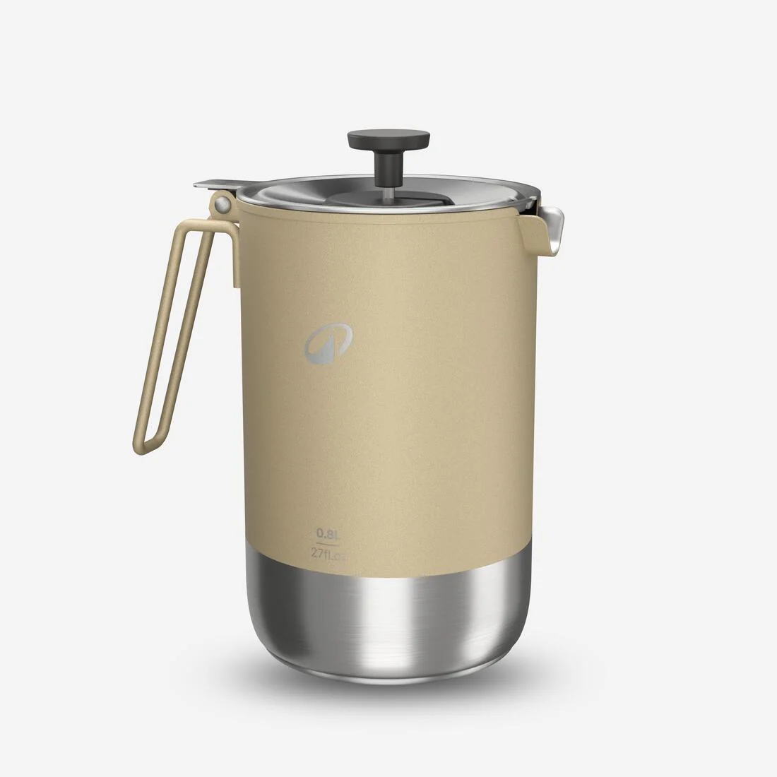 Cafetera portátil 3 en 1 camping, hervidor y tetera, 0,6 L a 0,8 L, acero inox