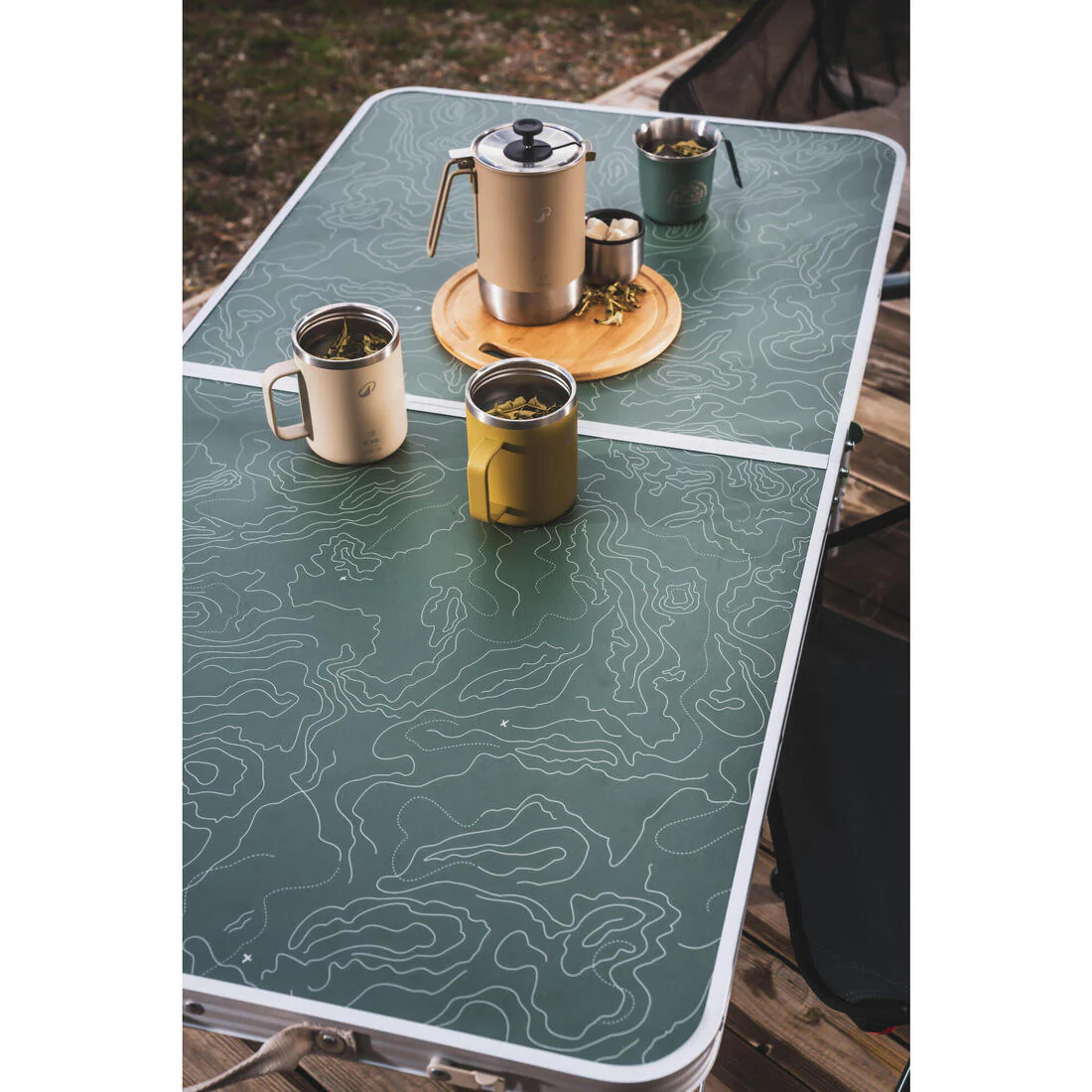 Cafetera portátil 3 en 1 camping, hervidor y tetera, 0,6 L a 0,8 L, acero inox - Image 8