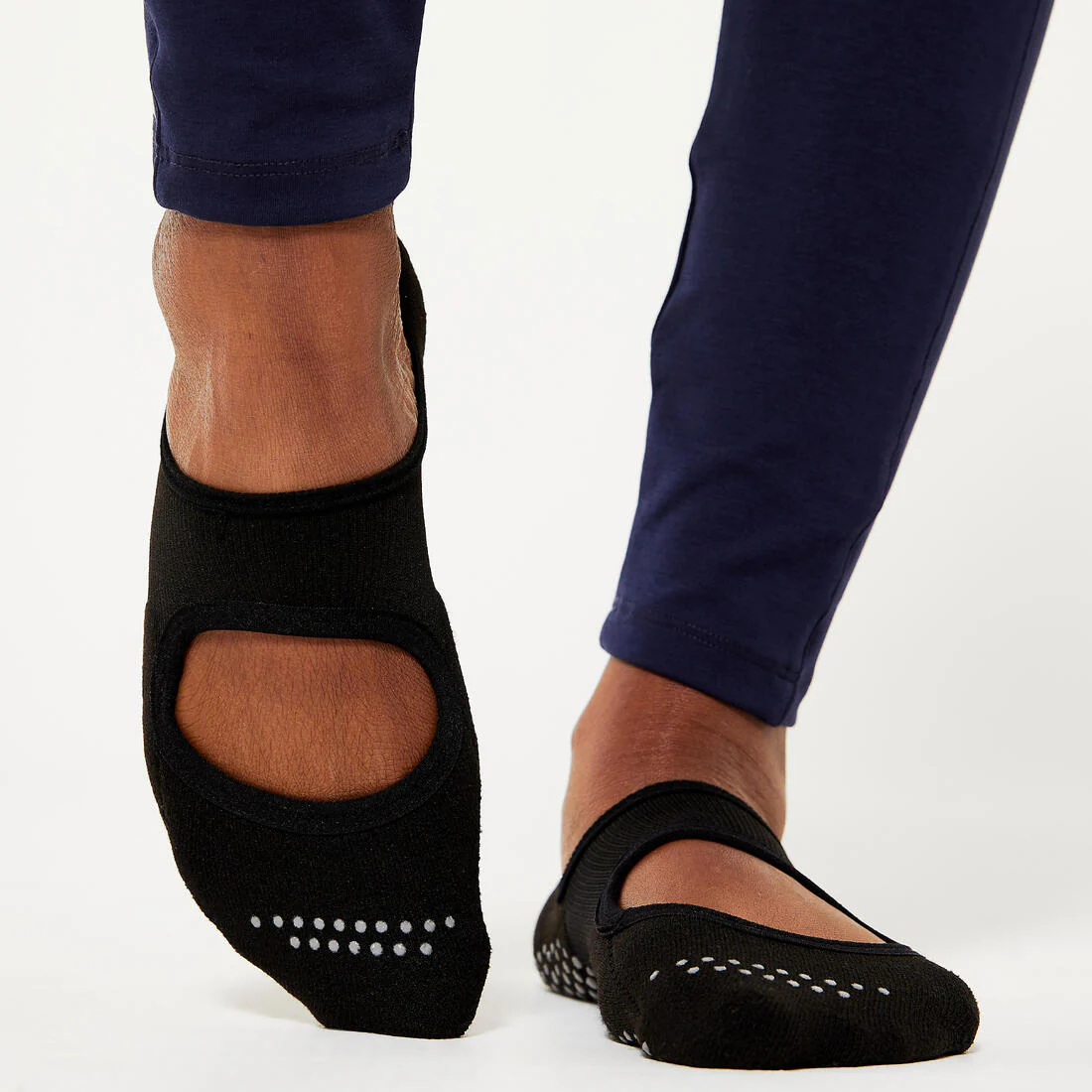 Calcetines Antideslizantes Mujer Negro - Image 6