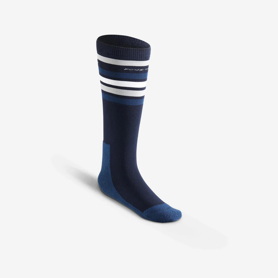 Calcetines Equitación SKS100 Niños Azul Marino y Azul Noche/Rayas