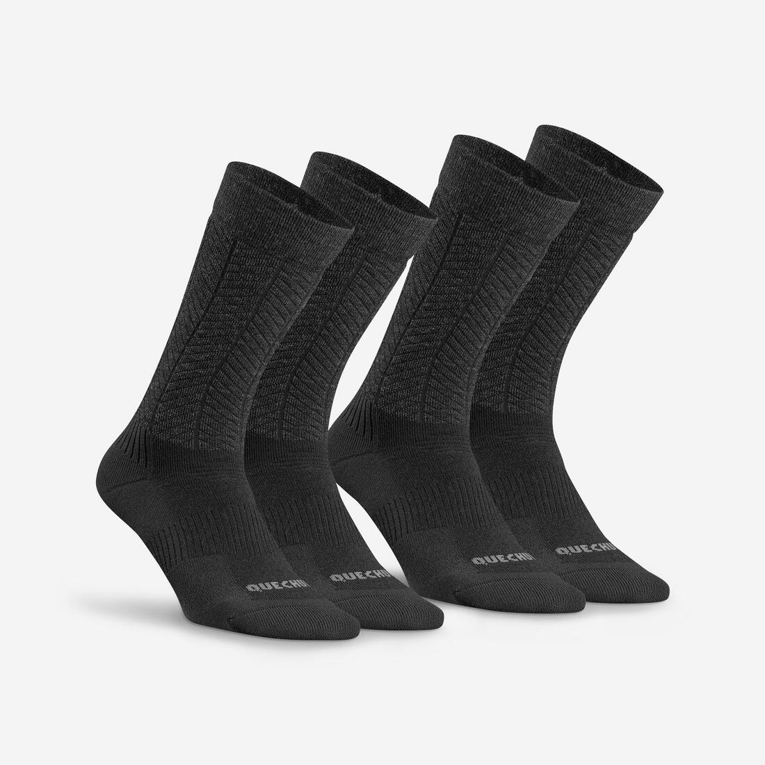 Calcetines térmicos de montaña y nieve 2 pares Adulto Quechua SH500 - Image 3