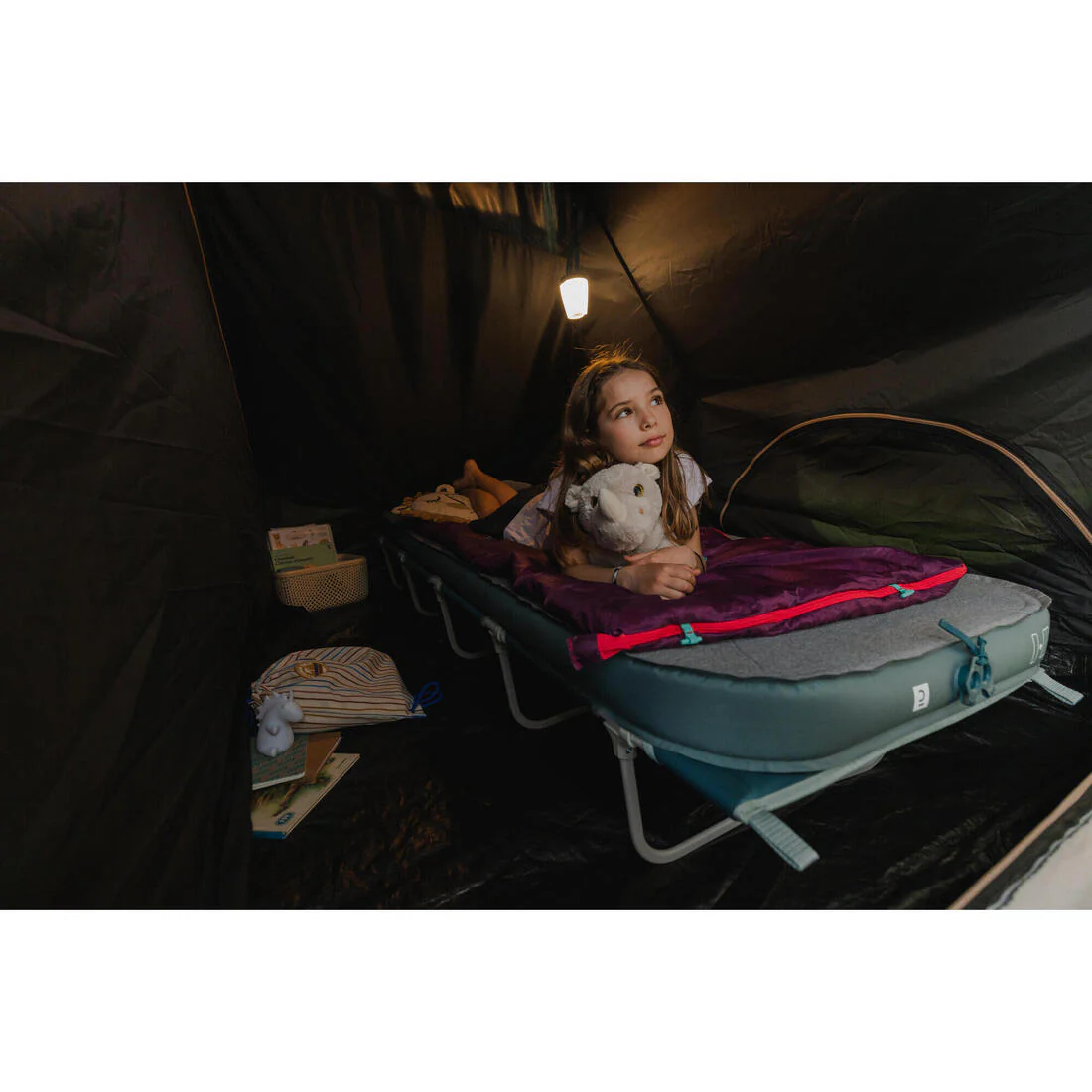 Cama desmontable Catre de camping 185x60 cm Quechua Camp Bed Basic - Image 7