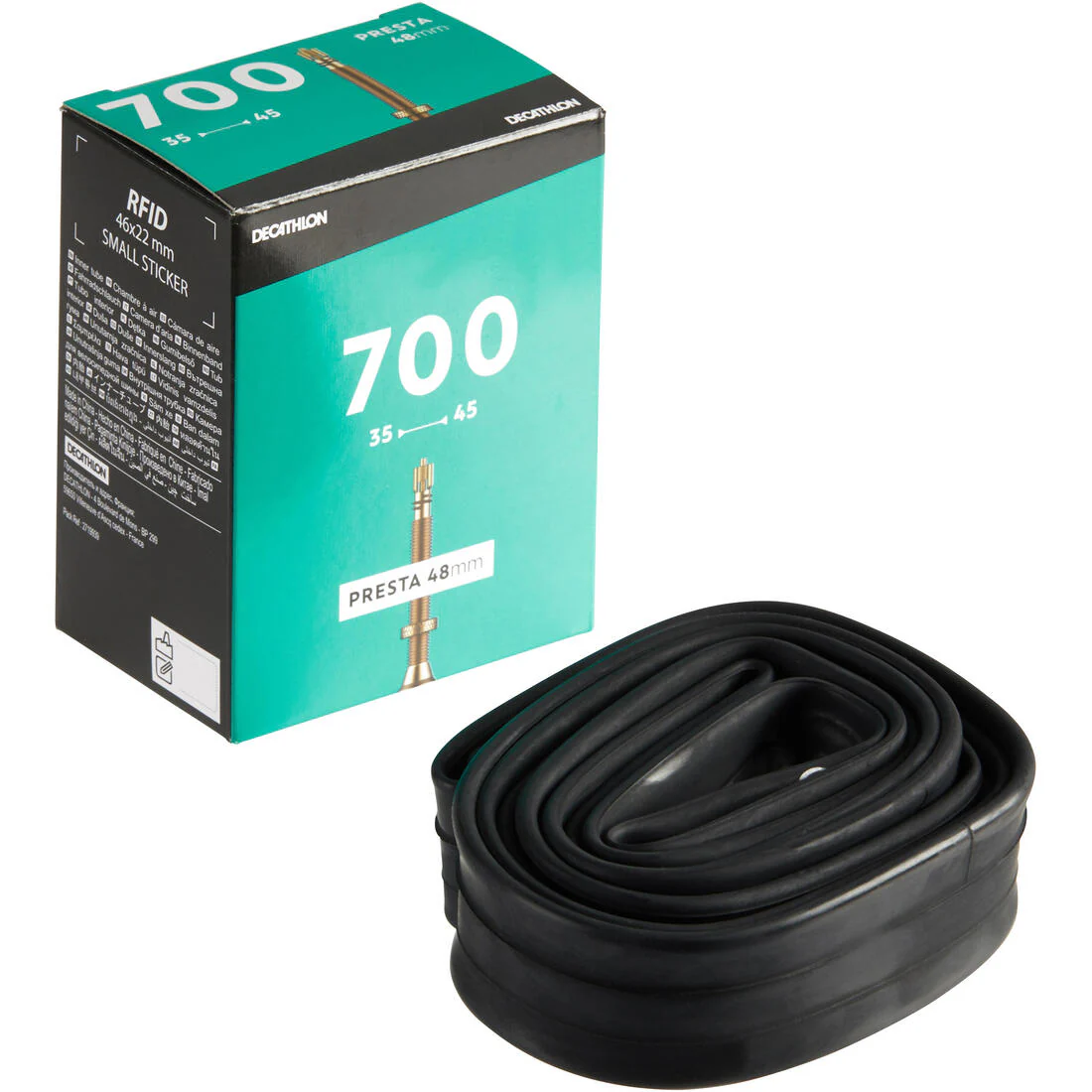 Cámara Aire 700x35/45 Válvula Presta 48 mm - Image 3