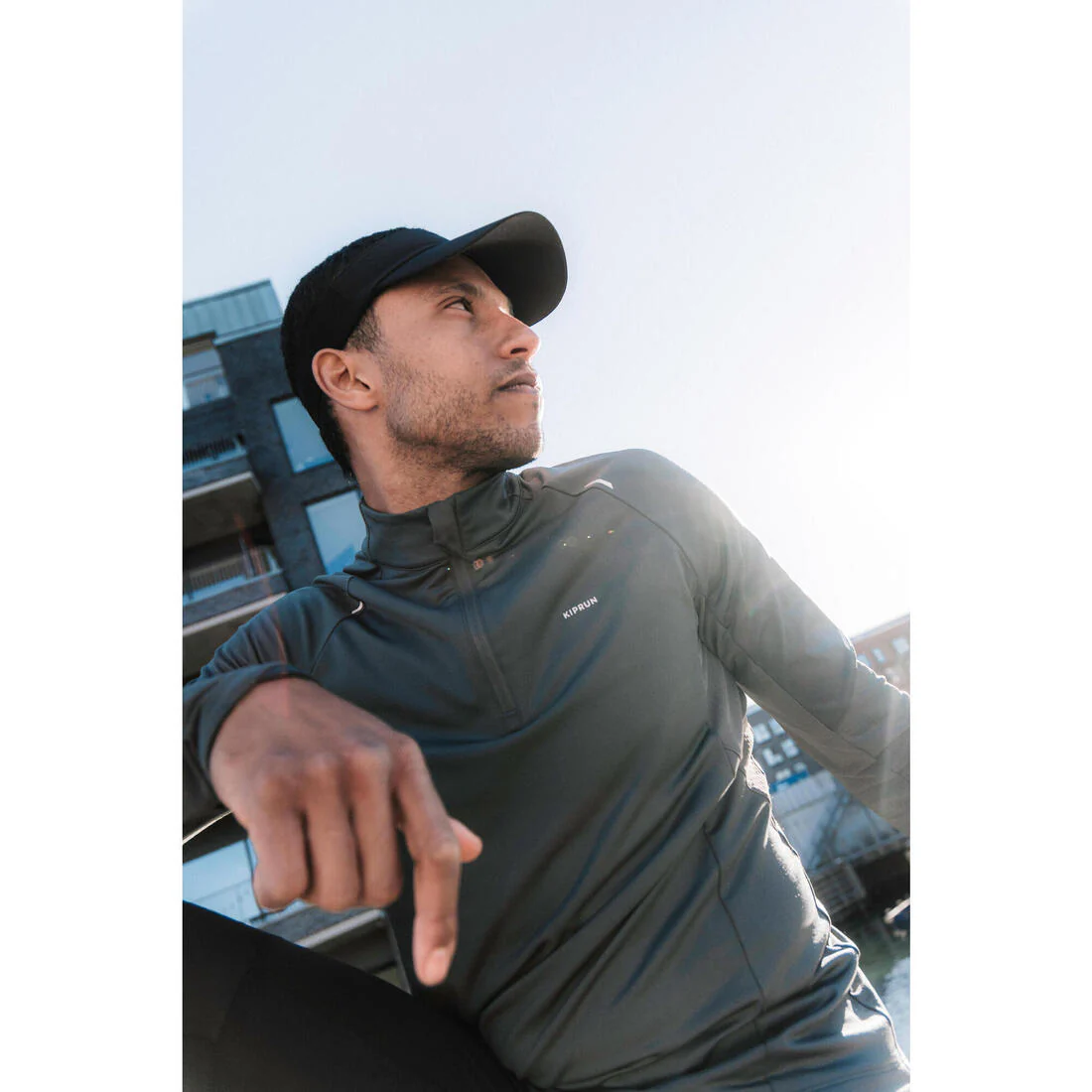 Camiseta cálida manga larga 1/2 cremallera hombre, Kiprun Run 500 Warm - Image 9